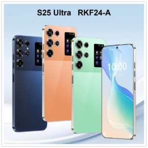 RKF24-A S25 Ultra 4G smartphone with 6.6-inch hole-punch display, 3GB RAM, 16GB ROM, 3800mAh battery, front view showing full screen and design